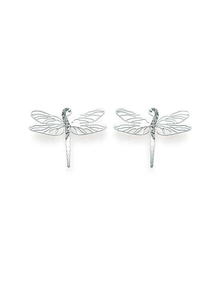 Cercei din argint cu libelulă,”Dragonfly Alchemy”