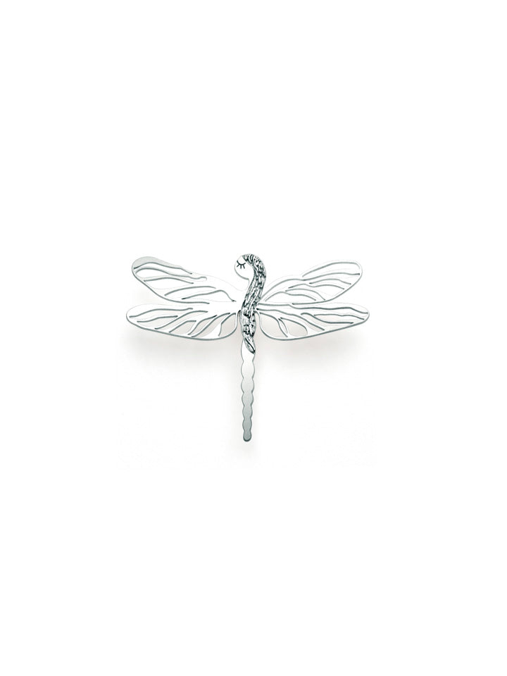 Pin Libelulă, ”Dragonfly Alchemy”. Argint
